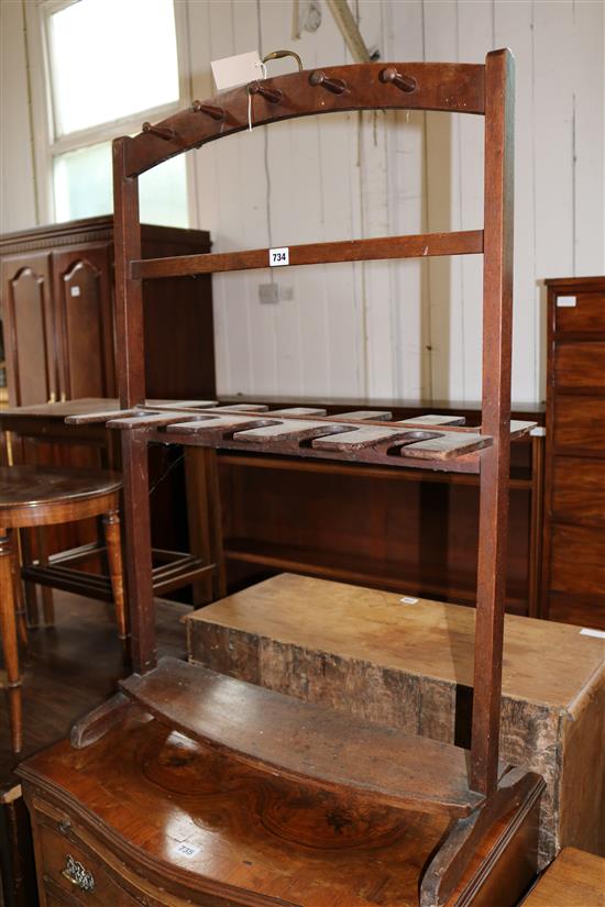 19th Century boot and whip stand